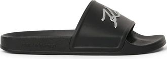 Karl Lagerfeld Kondo slippers - women - Polyurethane/Polyurethane/Thermoplastic Polyurethane (TPU) - 41 - Black