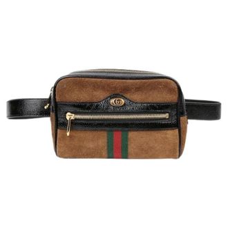 Gucci Pre-owned Belt Bags, female, Brown, Size: ONE SIZE Pre-owned GG Ophidia Belt Bag