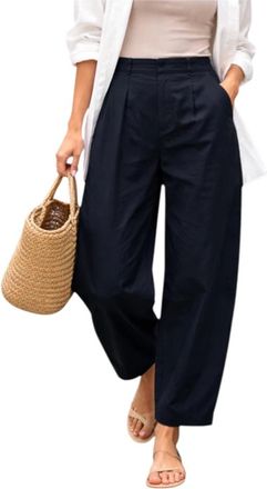 Please Wide Trousers, female, Blue, Size: S Balloon Trousers