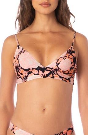 Maaji Copilot Bikini Top in Black at Nordstrom Rack, Size Medium