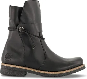 Rieker Schoenen, Dames, Zwart, 42 EU, Leer, Enkellaarsjes