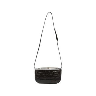 Tom Ford Mia Mini Tas - Dames - Tassen - Bruin - Maat: ONE Size Zijde