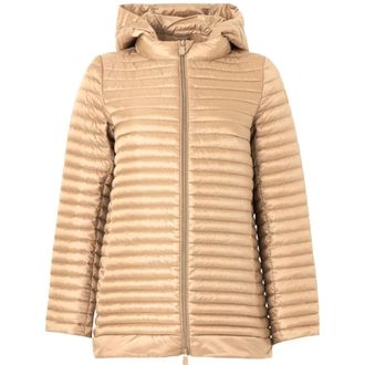 Save The Duck Alima Hooded Coat - Dames - Jassen - Beige - Maat: XL