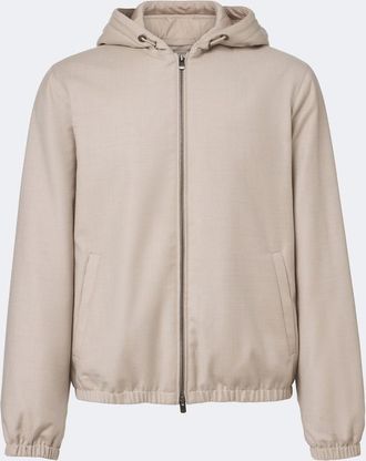 Agnona Hooded wool jacket