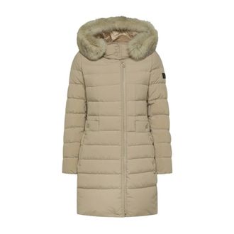 Peuterey Parka Seriola ML 06 FUR - Dames - Mantels - Beige - Maat: L Taf