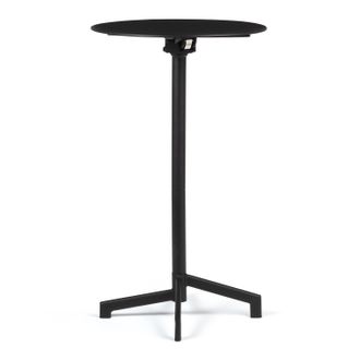 Sklum Sklum - Mesa De Bar Redonda &Oslash;60 Cm Plegable Y Convertible En 2 Alturas En Acero Dely