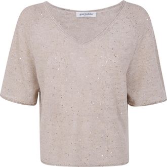 Gentryportofino Knit V Neck Sweater
