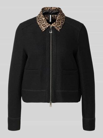 Marc Cain Blazer mit Reißverschluss in Black, Größe 34