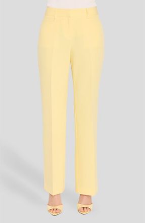 Tahari by ASL Wide Leg Pants in Buttercup at Nordstrom, Size 16