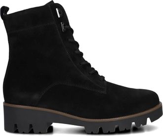 Gabor Lace-up Boots 055 - Dames - Veterlaarzen - Zwart - 43 EU - Leer - Schoenen