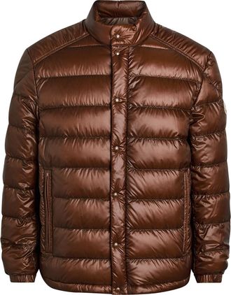Moncler Selves Quilted Shell Jacket - Brown - 5 (UK44 / Xxl)