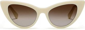 L.G.R Orchid Bold 75 Womens Sunglasses White Size 53