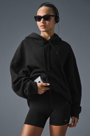 Alo | Triumph Restore Hoodie in Black, Size: Medium