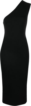 Gauge81 Arriba one-shoulder midi dress - women - Rayon/Polyamide - 34 - Black