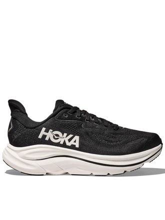 Hoka One One Black Clifton 10 Cushioned Mesh Sneakers