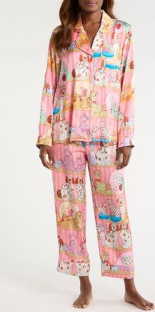Karen Mabon Dog Collector Pajamas in Pink at Nordstrom, Size X-Small