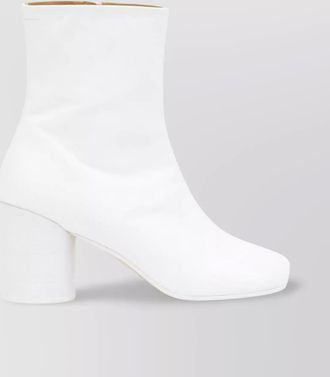 Maison Margiela block heel leather ankle boots