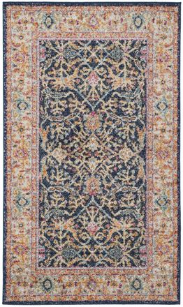 Safavieh Alfombra moderno chic de polipropileno azul/beige, 122 x 183 cm
