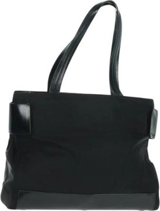 Prada Pre-owned Nylon Tote Bag - Dames - Vintage Shopper - Zwart - ONE Size - Nylon - Vintage