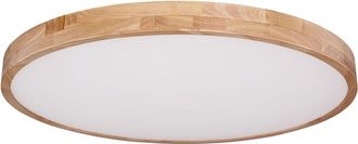 Globo Lighting Plaf&oacute;n - Rainer - Natural - Metal - &Oslash; 80cm - Led - - Globo