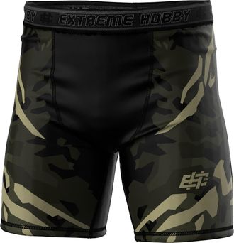 OEM Vale Tudo Pantal&oacute;n Corto Jungle Panther Para Hombre Xl Negro
