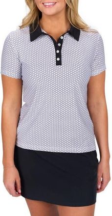 Black Clover Asteria Polo in White at Nordstrom, Size X-Large