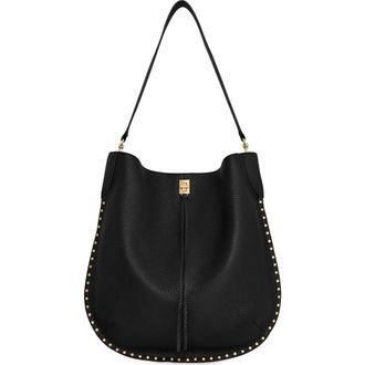 Rebecca Minkoff Slim Darren Leather Hobo Bag in Black at Nordstrom