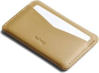 Bellroy Leather RFID Card Case in Mustard at Nordstrom