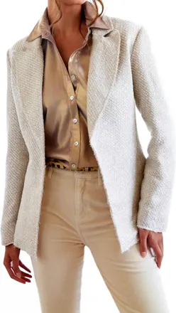 Finley Tweed Baxter Jacket In White