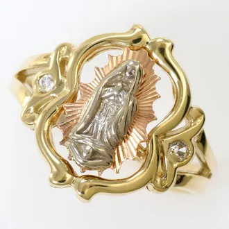 C&A Pink Gold White Gold Yellow Gold Pink Gold (10K) White Gold (10K) Yellow Gold (10K) Band Ring (Pre-Owned)