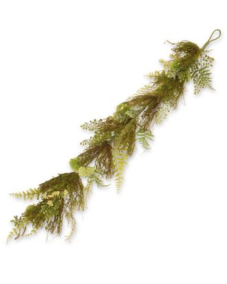 National Tree Company 45In Garden Accents Fern And Lavender Garland