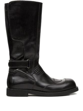 Maison Margiela Stivali biker in pelle - Nero