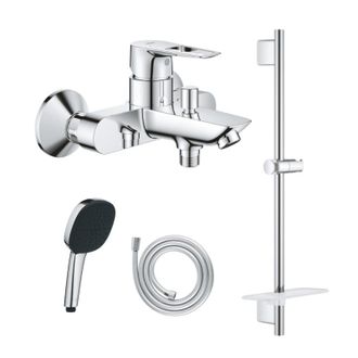 GROHE Pack Grifer&iacute;a Mec&aacute;nica Grohe Start Loop + Teleducha Vitalio Comfort 110 + Barra Vitalio Smartactive Quickflix + Manguera Flexible
