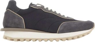 Eleventy Sneakers - Heren - Sneakers - Blauw - 46 EU - Katoen - Schoenen