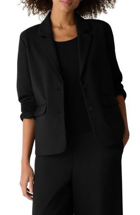Eileen Fisher Easy Blazer in Black at Nordstrom, Size X-Large