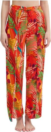 Desigual Broeken, Dames, Veelkleurig, XS, Bahamas Pant
