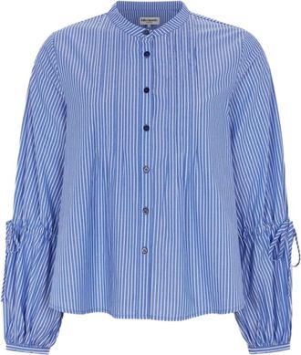 Lollys Laundry Donna, Camicette, Blu, M, new