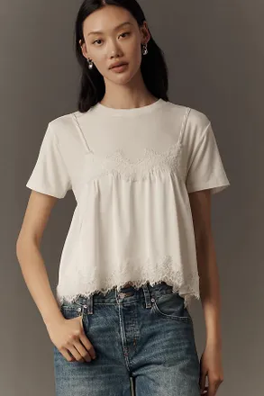 Maeve Layered Twofer Tank Tee