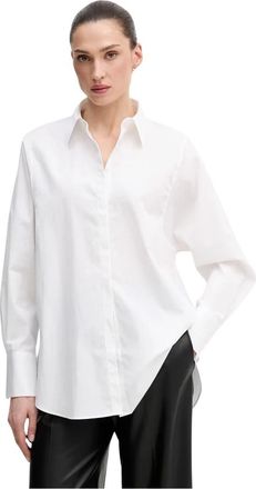 Mos Mosh Enola Katoenen Shirt - Dames - Overhemden - Wit - XL - Katoen - Overhemden