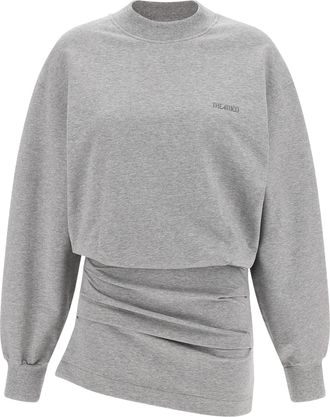 The Attico De Attico Melange sweatshirtjurk