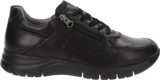 Nero Giardini Leren Sneakers - Heren - Sneakers - Zwart - 41 EU - Leer - Schoenen