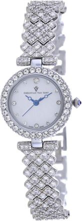 Christian Van Sant Womens Romana White Dial Watch