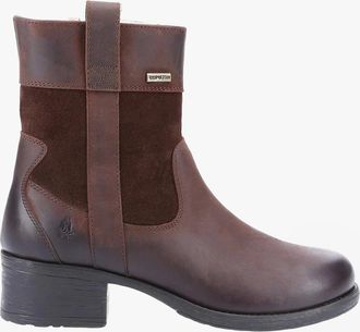 Hush Puppies Womens Hush Puppies SASKIA Womens Boots Brown - Size: 8