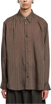 STUDIO NICHOLSON Hombre, Camisas, Marr&oacute;n, Talla: XL