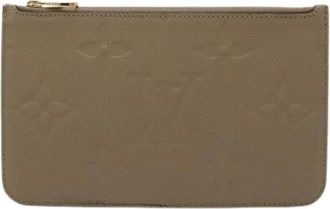 Louis Vuitton Pre-owned Clutches, female, Brown, Size: ONE SIZE Pre-owned Canvas Clutch