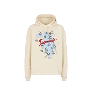 Dsquared2 Hombre, Sudaderas, Beige, Talla: L