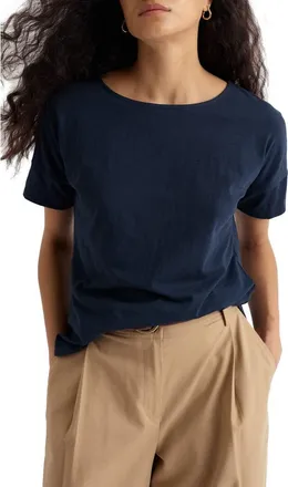 Seasalt Cornwall Bryher View Organic Cotton T-Shirt in Maritime at Nordstrom, Size 4 Us