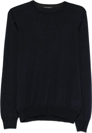 Tagliatore fine-knit jumper - men - Fabric - 50 - Blue