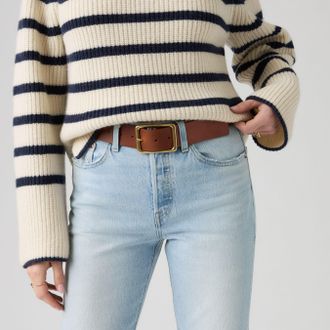 Levi's Noe Wide Belt - Womens - 100 - Brown