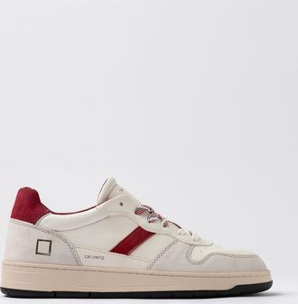 D.A.T.E. court 2.0 vintage calf white-bordeaux